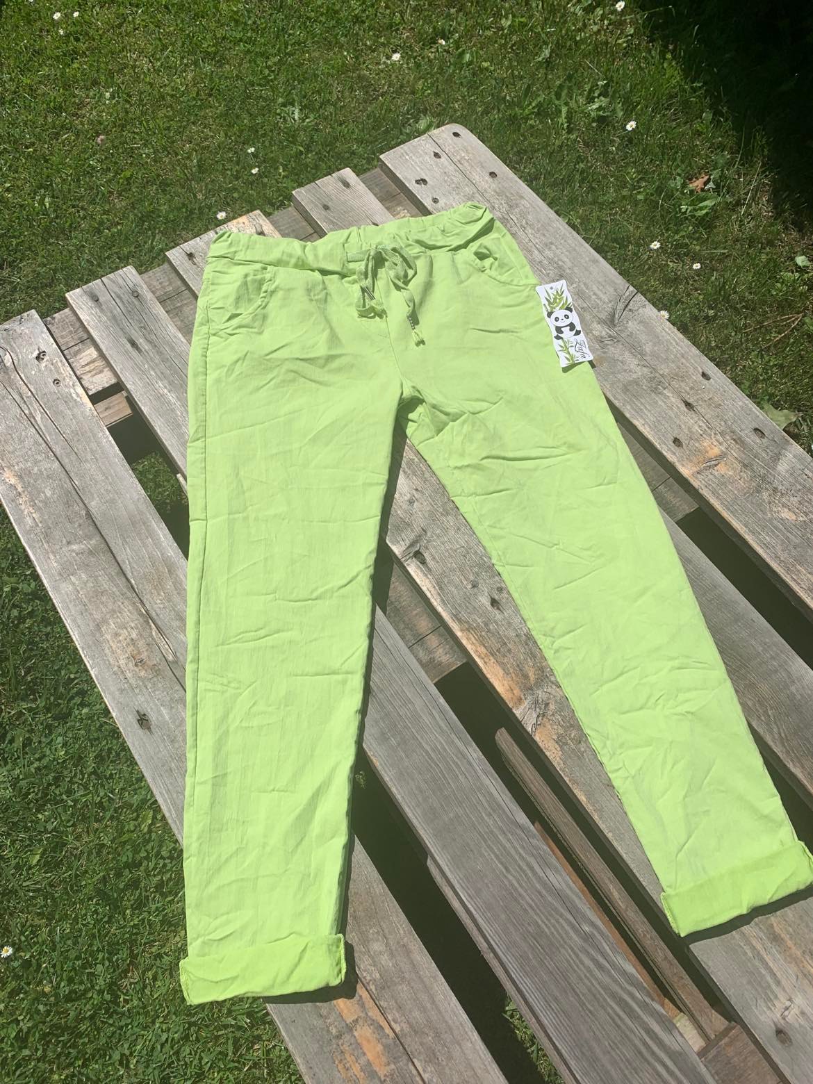 Pantalon Magique Vert Pomme