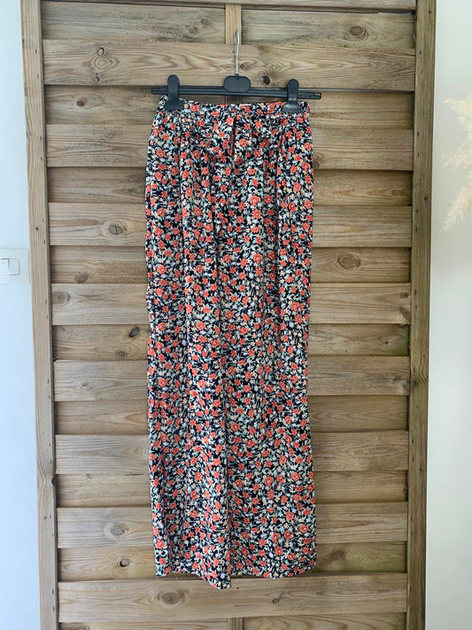 Pantalon fluide fleurs