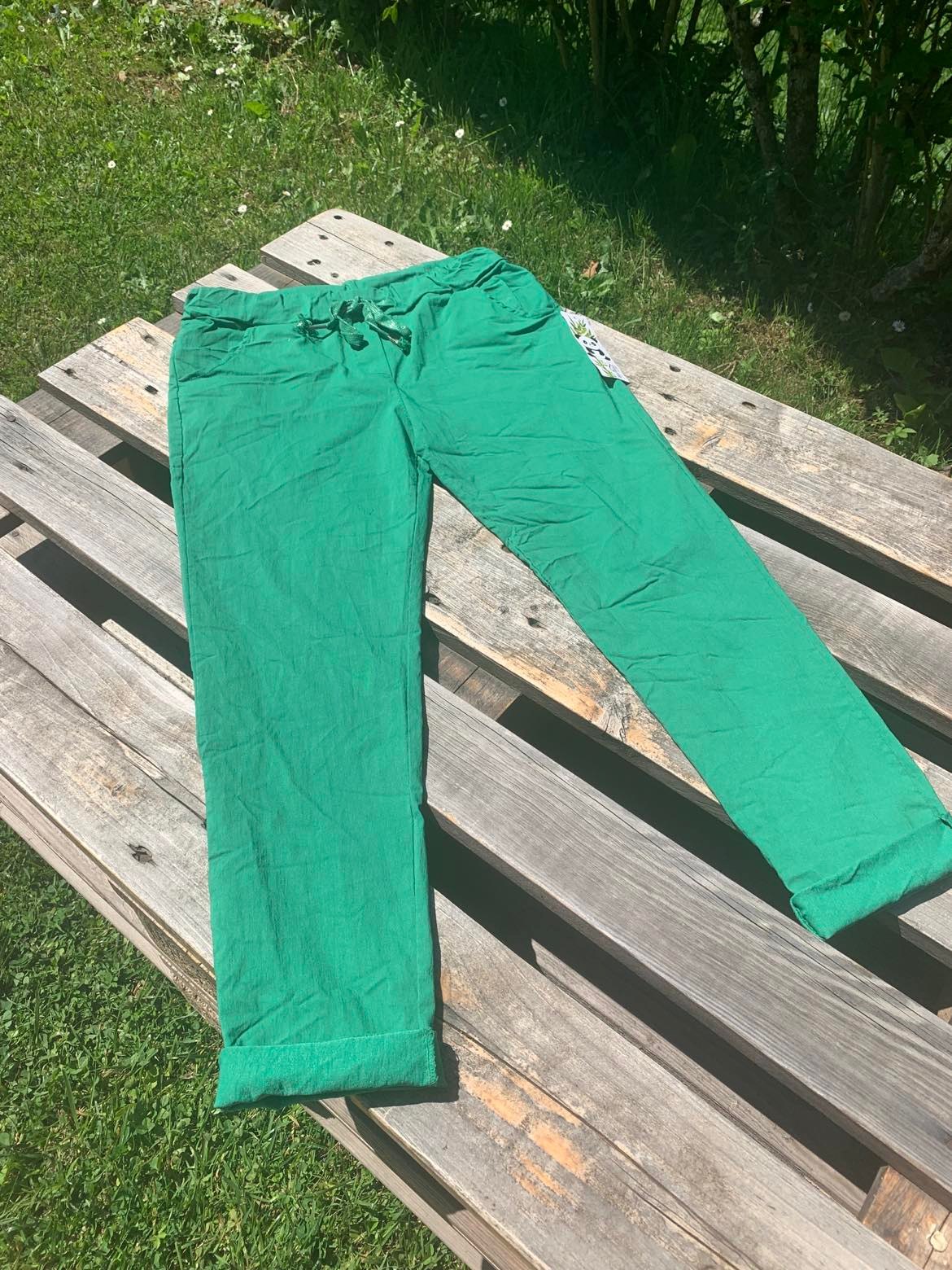 Pantalon Magique Vert Foncé