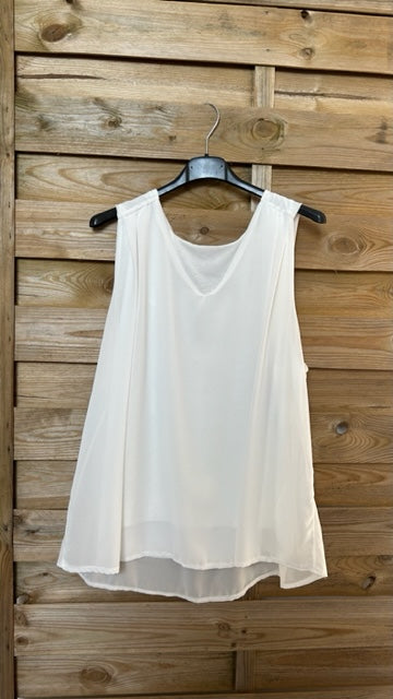Haut Col V blanc