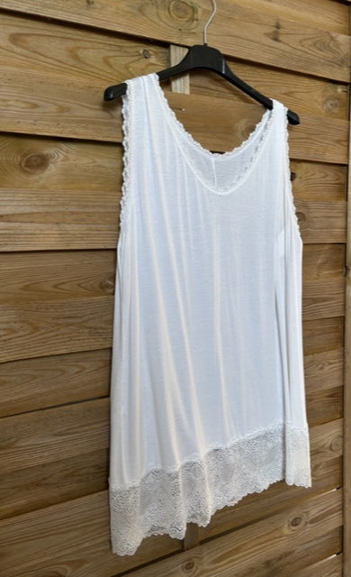 Debardeur Gt rouleau blanc