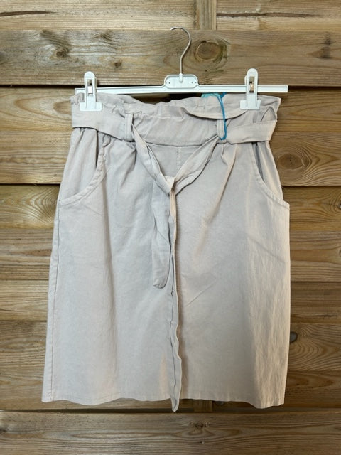 Jupe beige Carotte