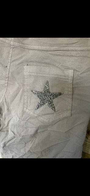 Pantalon étoile Taupe