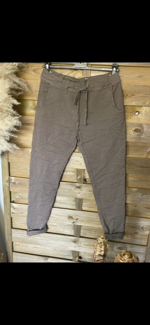 Pantalon étoile Taupe